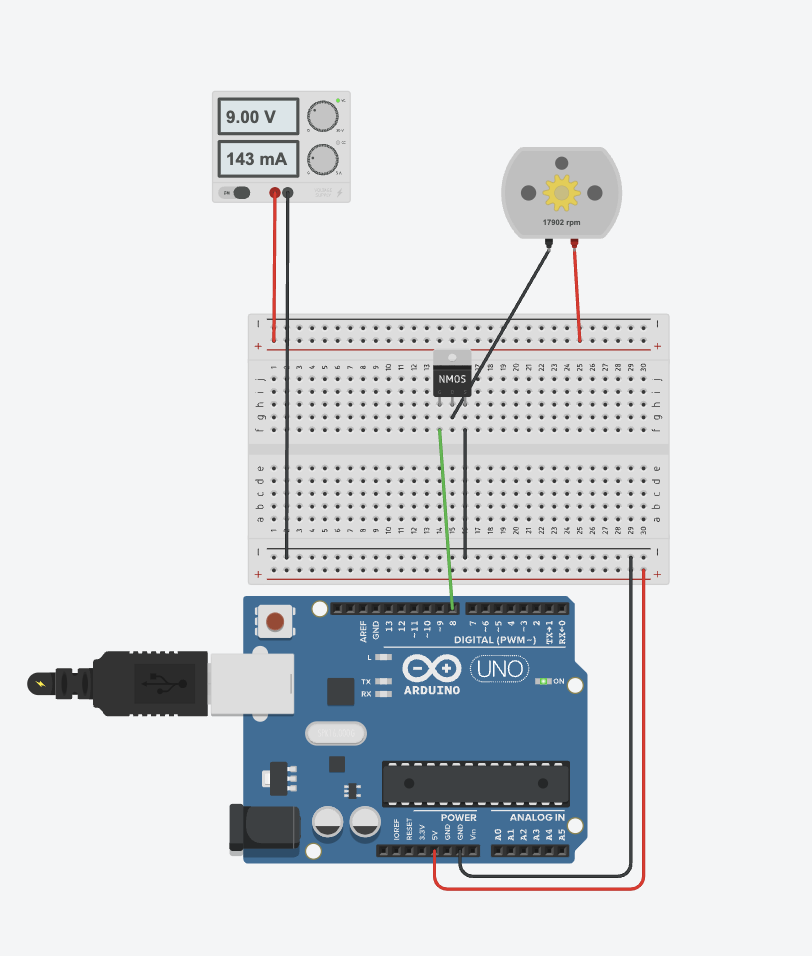 MOSFET Connection Schematic